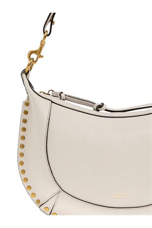 Borsa a spalla Naoko in pelle di vitello bianco crema ISABEL MARANT | PP0001FAD1C04M20CK